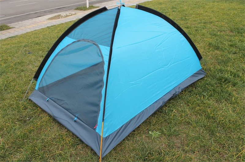 Cheap Goat Tents 2 person double layer aluminum rod outdoor camping hiking tent  backpacking climbing tourism Waterproof tents F203 Tents 